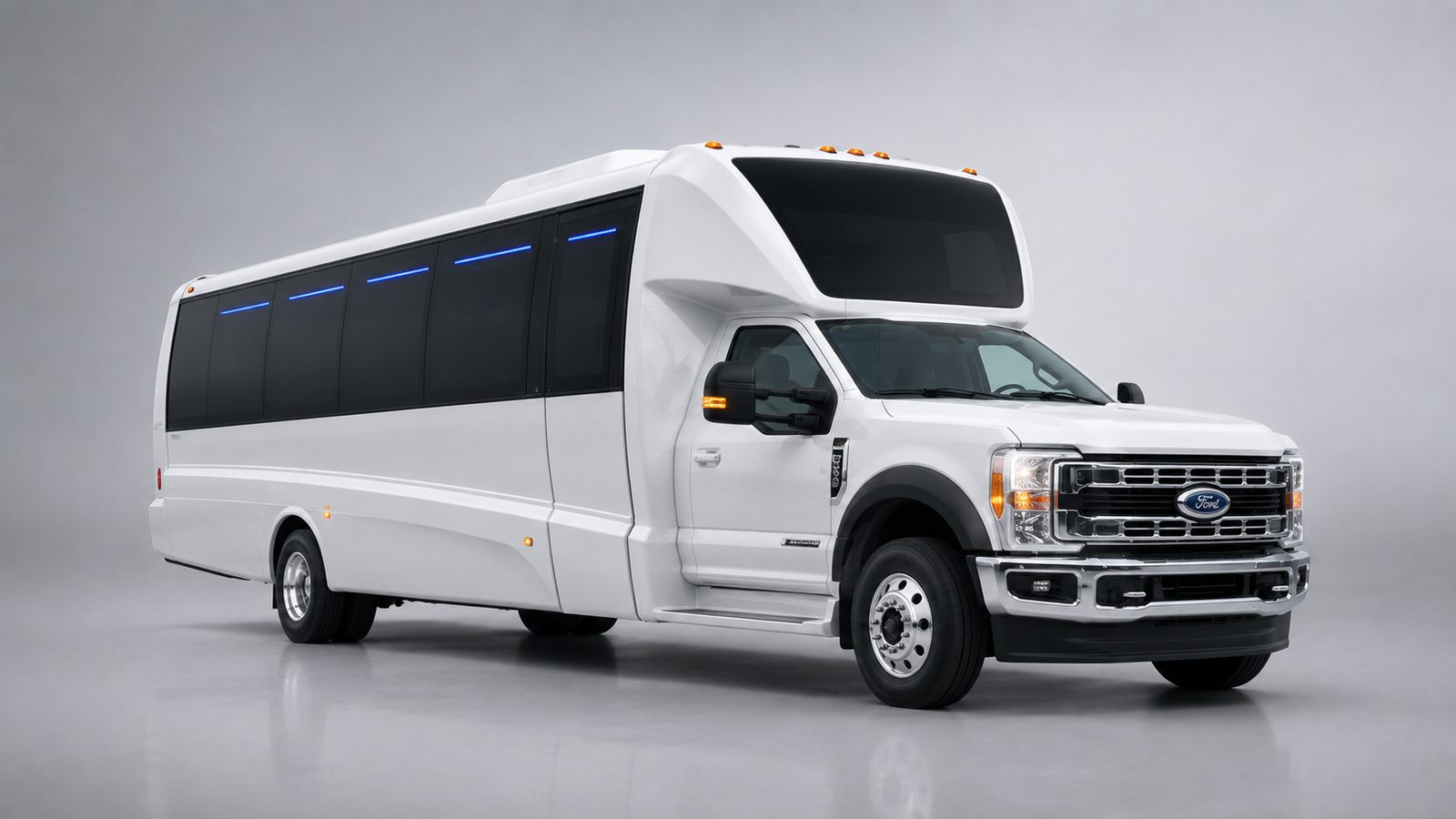 EvolveLimo black executive Sprinter van exterior